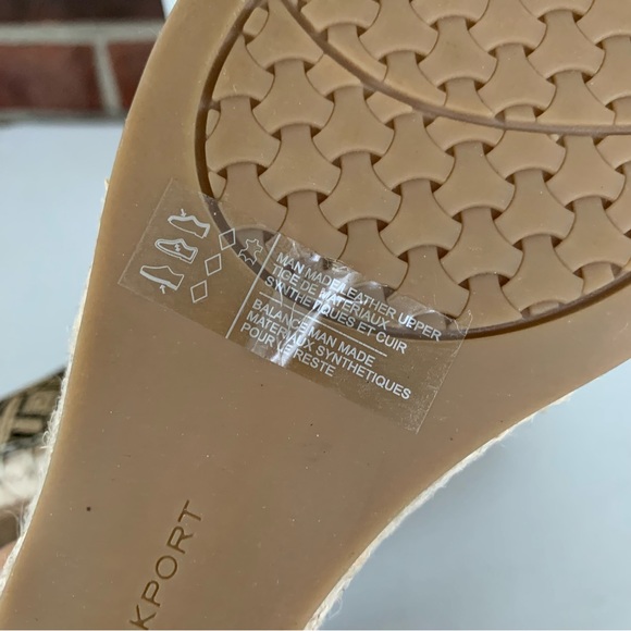 Rockport Womens Marah Ankle Strap wedge espadrille sandals US 9.5 W wide width - Picture 8 of 11